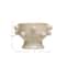 9&#x22; Speckled Cream Round Stoneware Planter with Orbs